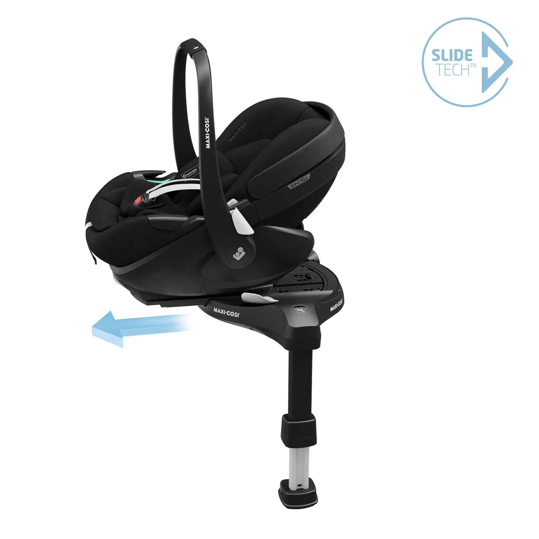 MAXI-COSI Pebble 360 Pro² Twillic Black*Kinder Babyschalen 0-13 Kg, Gruppe 0+