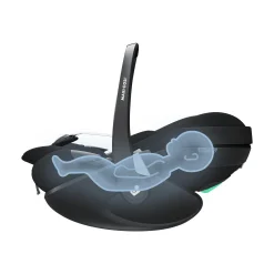 MAXI-COSI Pebble 360 Pro² Twillic Black*Kinder Babyschalen 0-13 Kg, Gruppe 0+