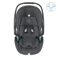 MAXI-COSI Pebble 360 Pro² Twillic Graphite*Kinder Babyschalen 0-13 Kg, Gruppe 0+