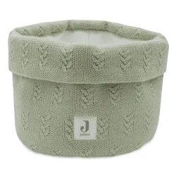jollein Pflegekörbchen Grain Knit Olive Green* Deko & Accessoires