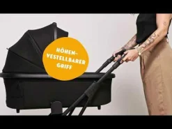 MOON PIÙ Onyx*Kinder Kombi-Kinderwagen