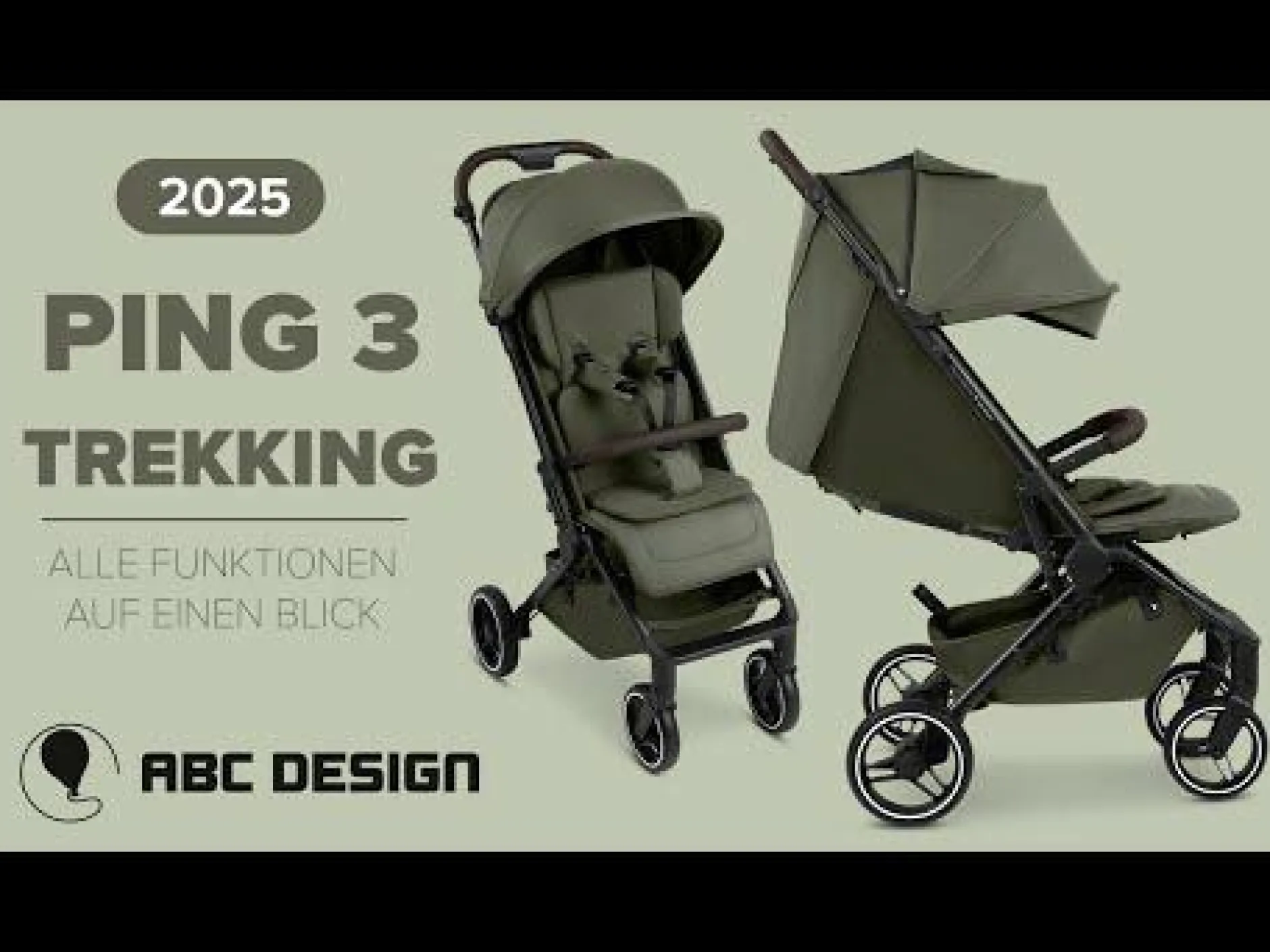 ABC DESIGN Ping 3 Trekking Avocado*Kinder Buggys