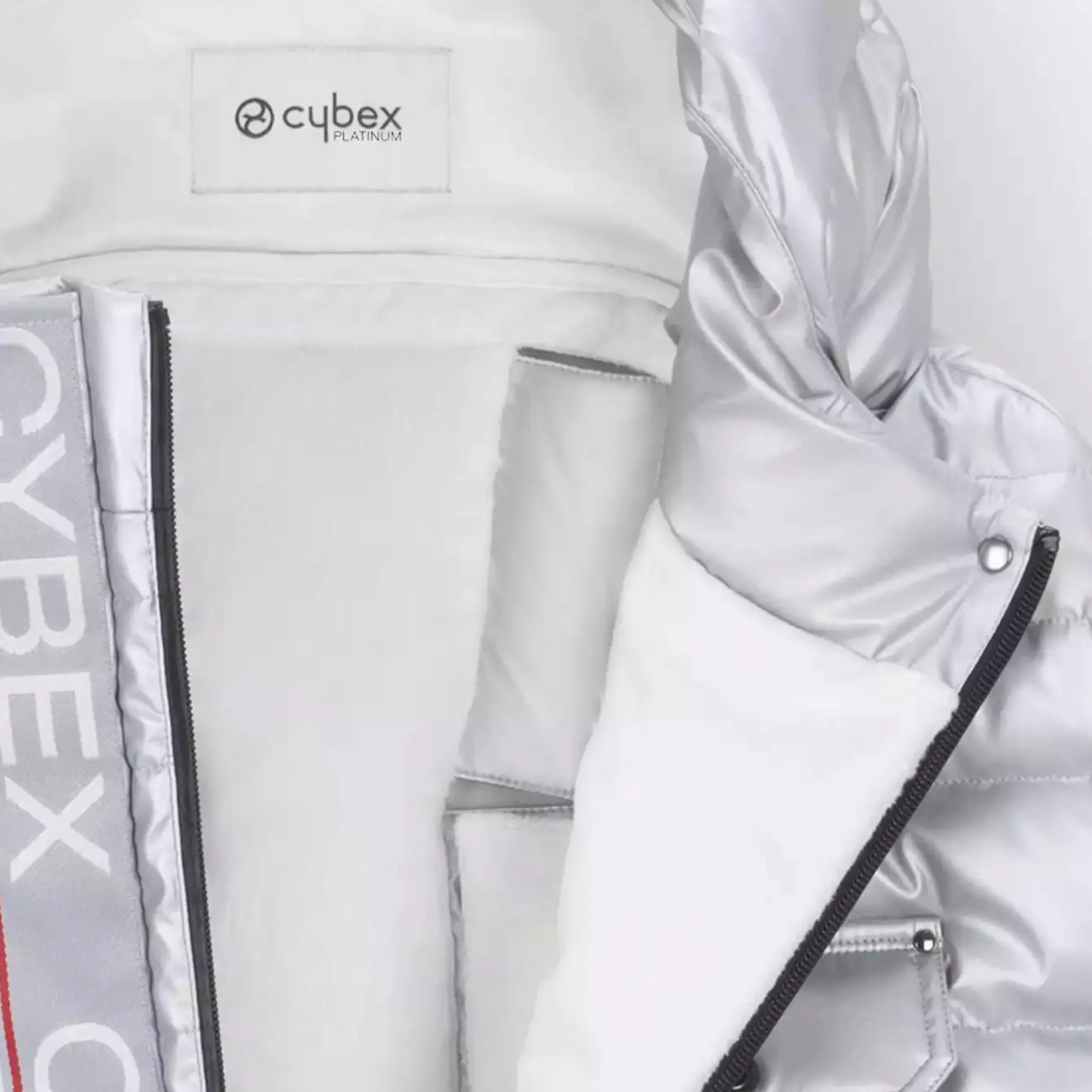 cybex PLATINUM Platinum Winterfußsack Arctic Silver*Kinder Kinderwagen Zubehör
