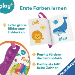 Ravensburger Play+ flip & pop: Erste Farben*Kinder Zahnungshilfen|Kinderbücher