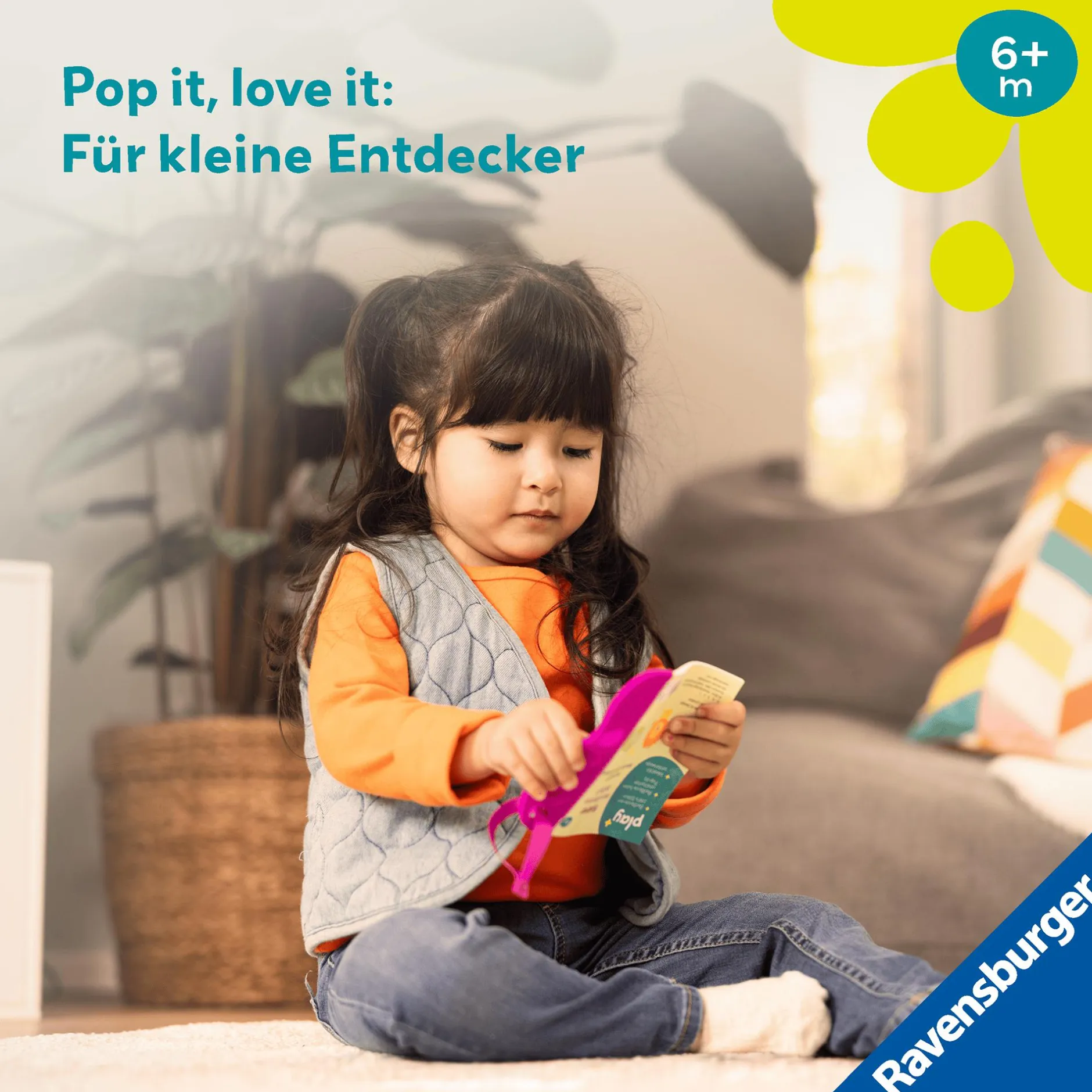 Ravensburger Play+ flip & pop: Erste Zahlen*Kinder Zahnungshilfen|Kinderbücher