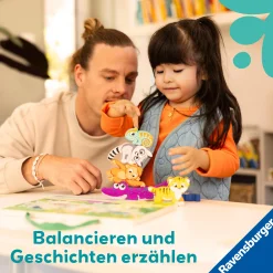 Ravensburger Play+ magnetisches Holz-Fühl-Puzzle: Dschungel*Kinder Lernspielzeug|Holzspielzeug