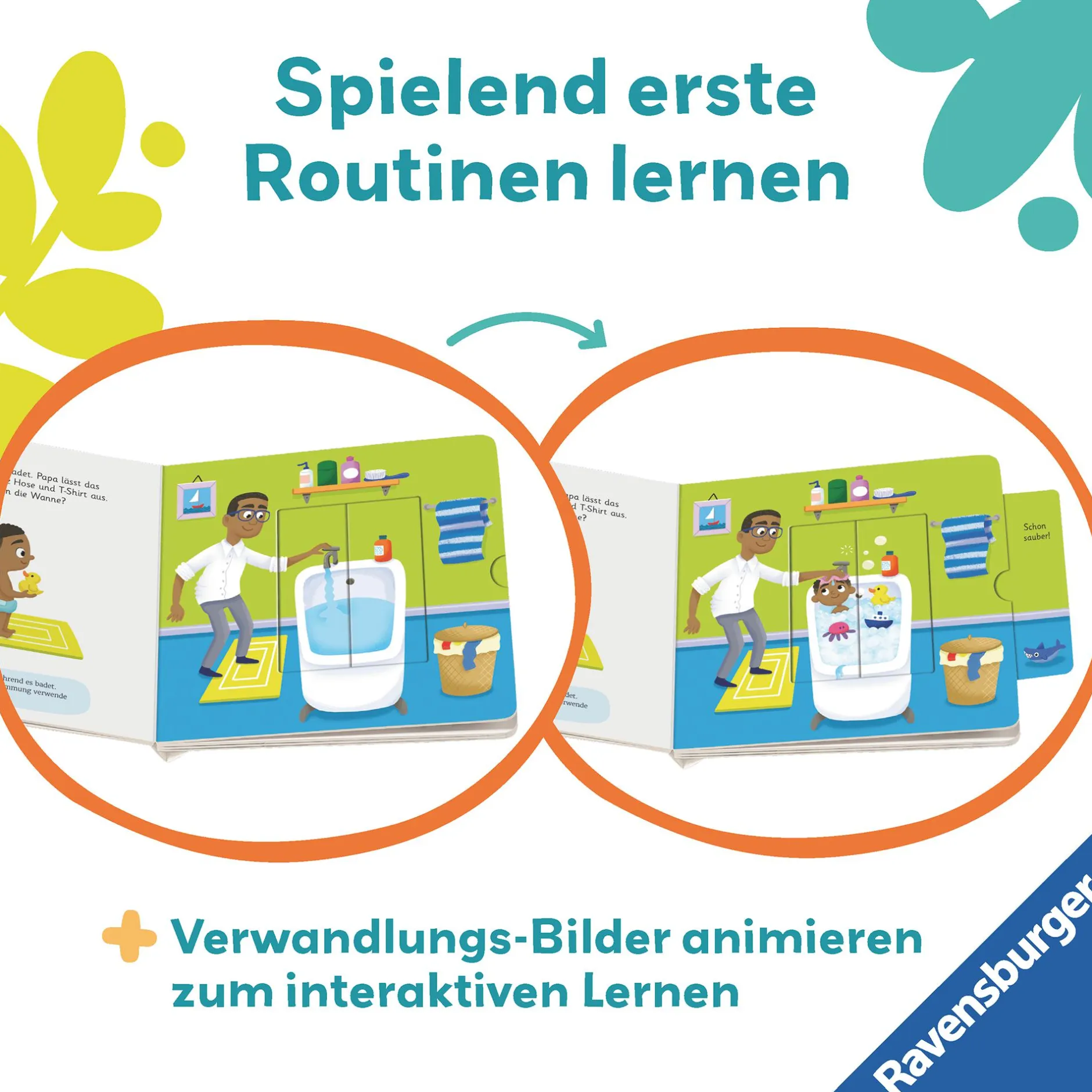 Ravensburger Play+ Mein allererstes Schiebebuch: Gute Nacht*Kinder Kinderbücher