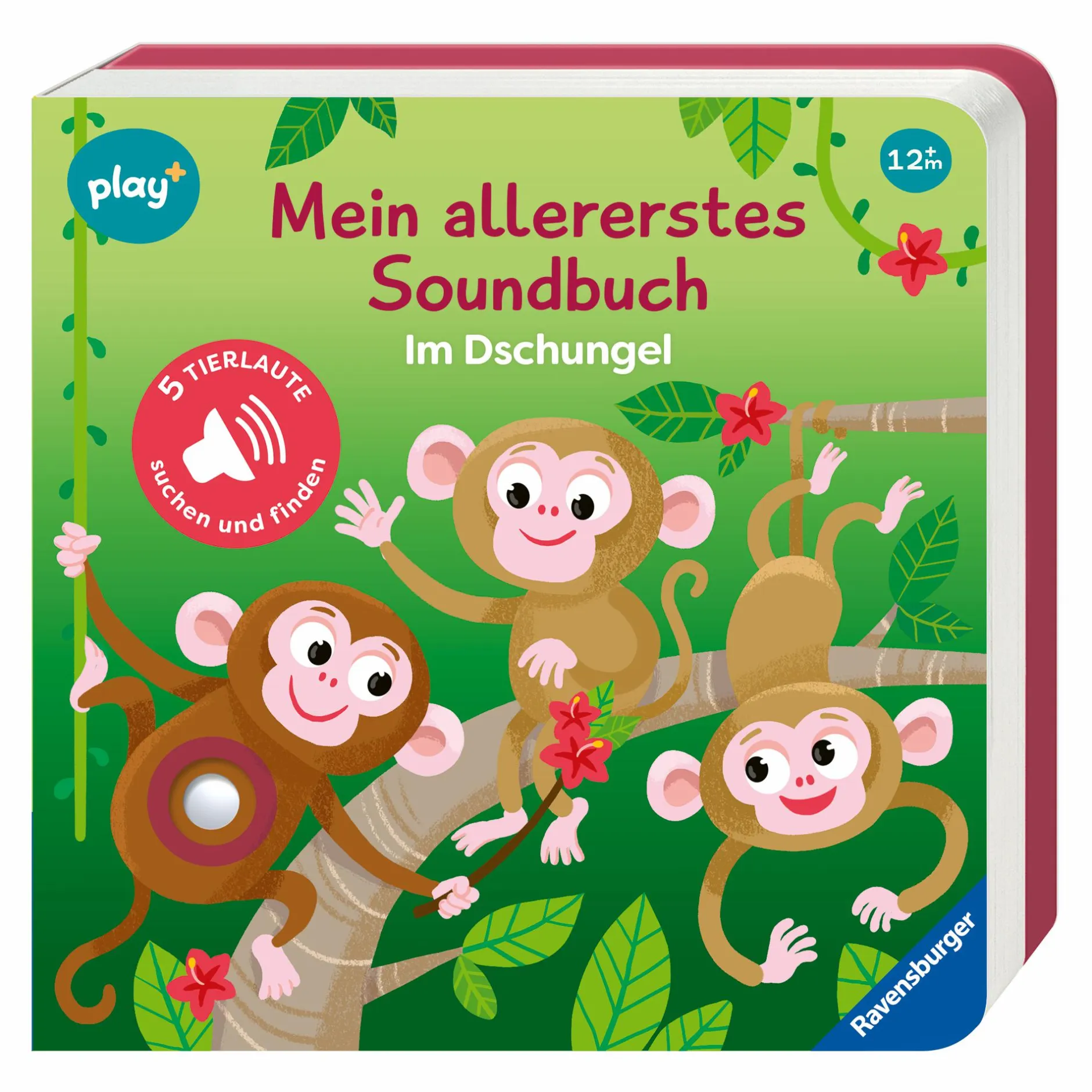Ravensburger Play+ Mein allererstes Soundbuch: Dschungel*Kinder Kinderbücher