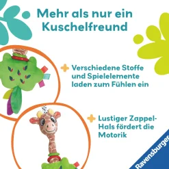 Ravensburger Play+ Zappel-Giraffe* Rasseln & Greiflinge