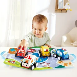 Hape Plüschauto-Set*Kinder Lernspielzeug