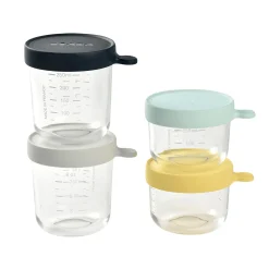 Bu00c8ABA Portionsbehälter 4er-Set* Nahrungsbehälter