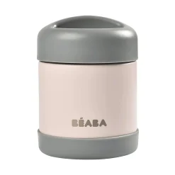 Bu00c8ABA Portionsbehätler Edelstahl 300ml Hellrosa* Nahrungsbehälter