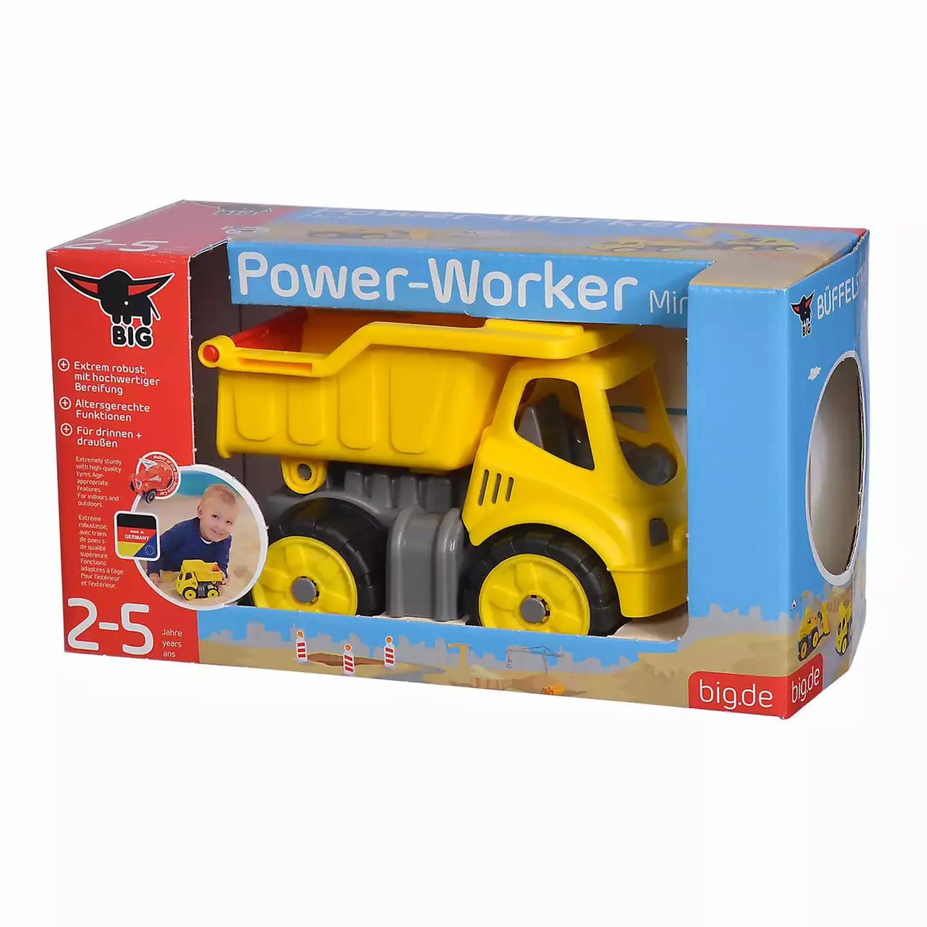 BIG Power-Worker Mini Kipper*Kinder Lernspielzeug|Spielzeug Ab 2 Jahre