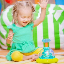 BrightStarts Press & Glow Spinner*Kinder Lernspielzeug|Musik