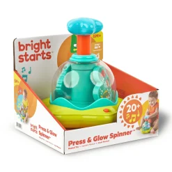 BrightStarts Press & Glow Spinner*Kinder Lernspielzeug|Musik