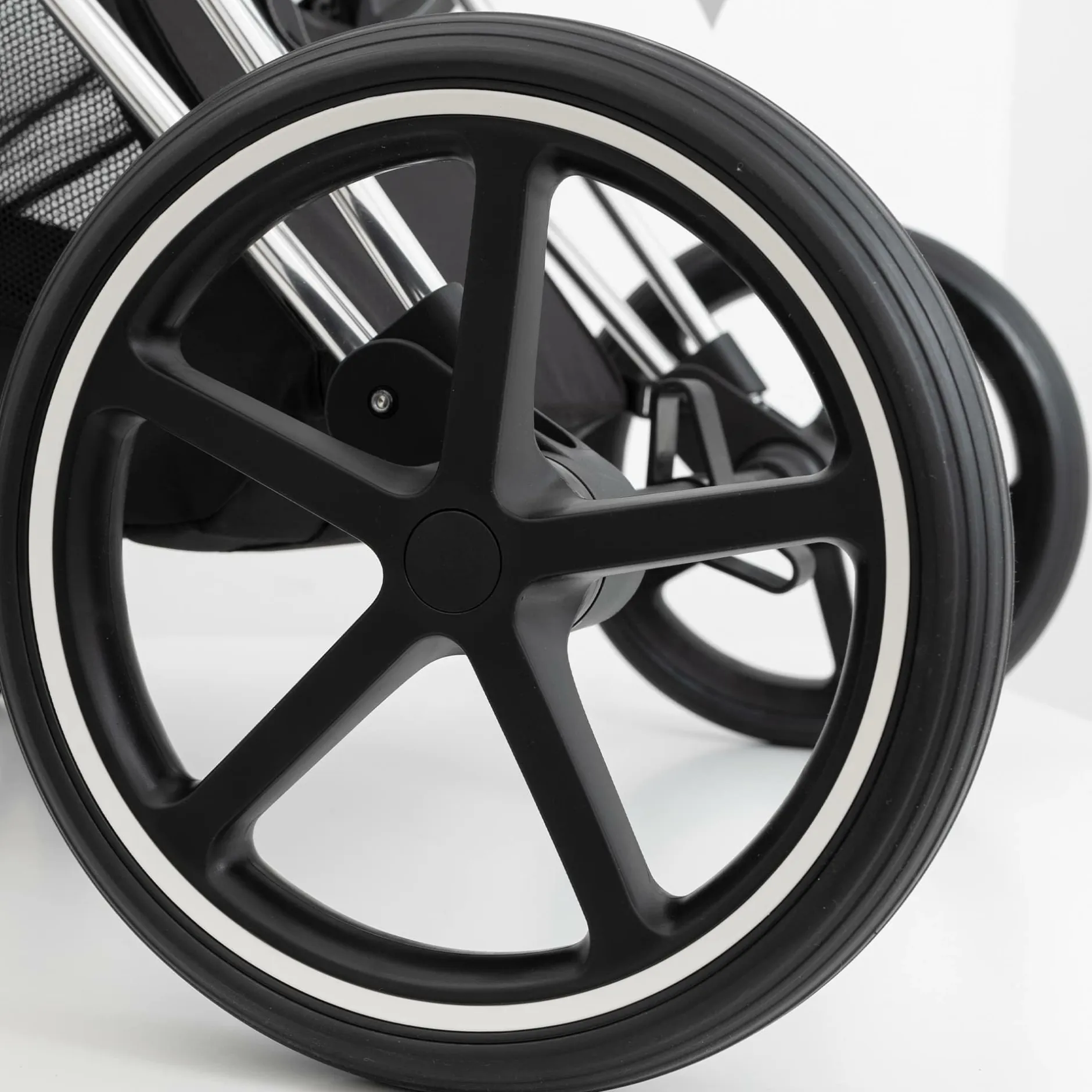 cybex PLATINUM Priam Rahmen Chrome Black*Kinder Kombi-Kinderwagen