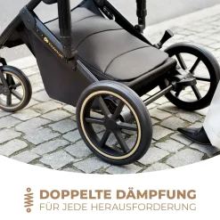 Kinderkraft Prime 2 2in1 Venezian Black*Kinder Kombi-Kinderwagen