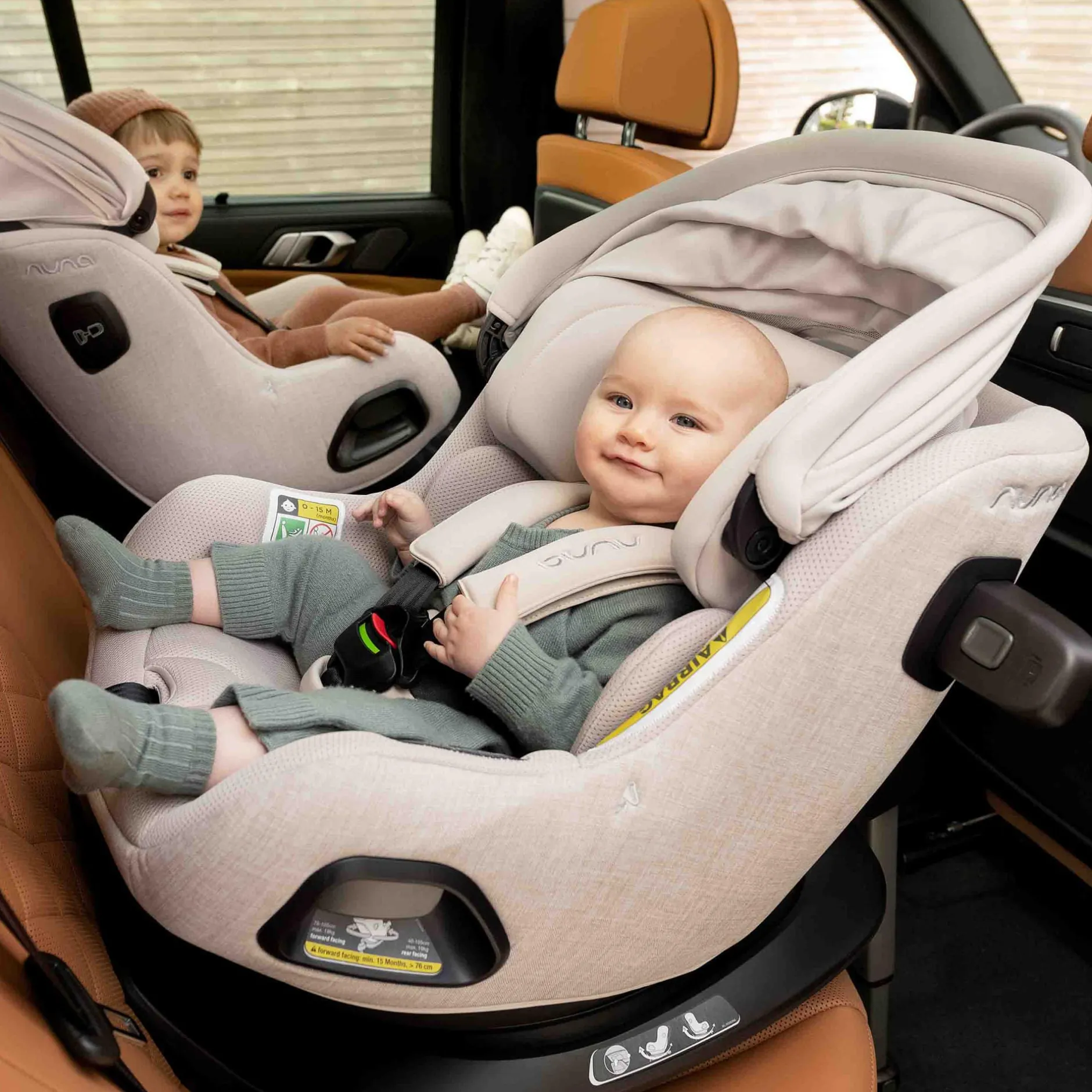 nuna pruu™ aire Biscotti*Kinder Babyschalen 0-13 Kg, Gruppe 0+