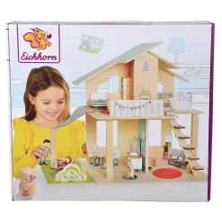 Eichhorn Puppenhaus mit Möbeln*Kinder Puppen & Puppenwagen|Spielzeug Ab 3 Jahren