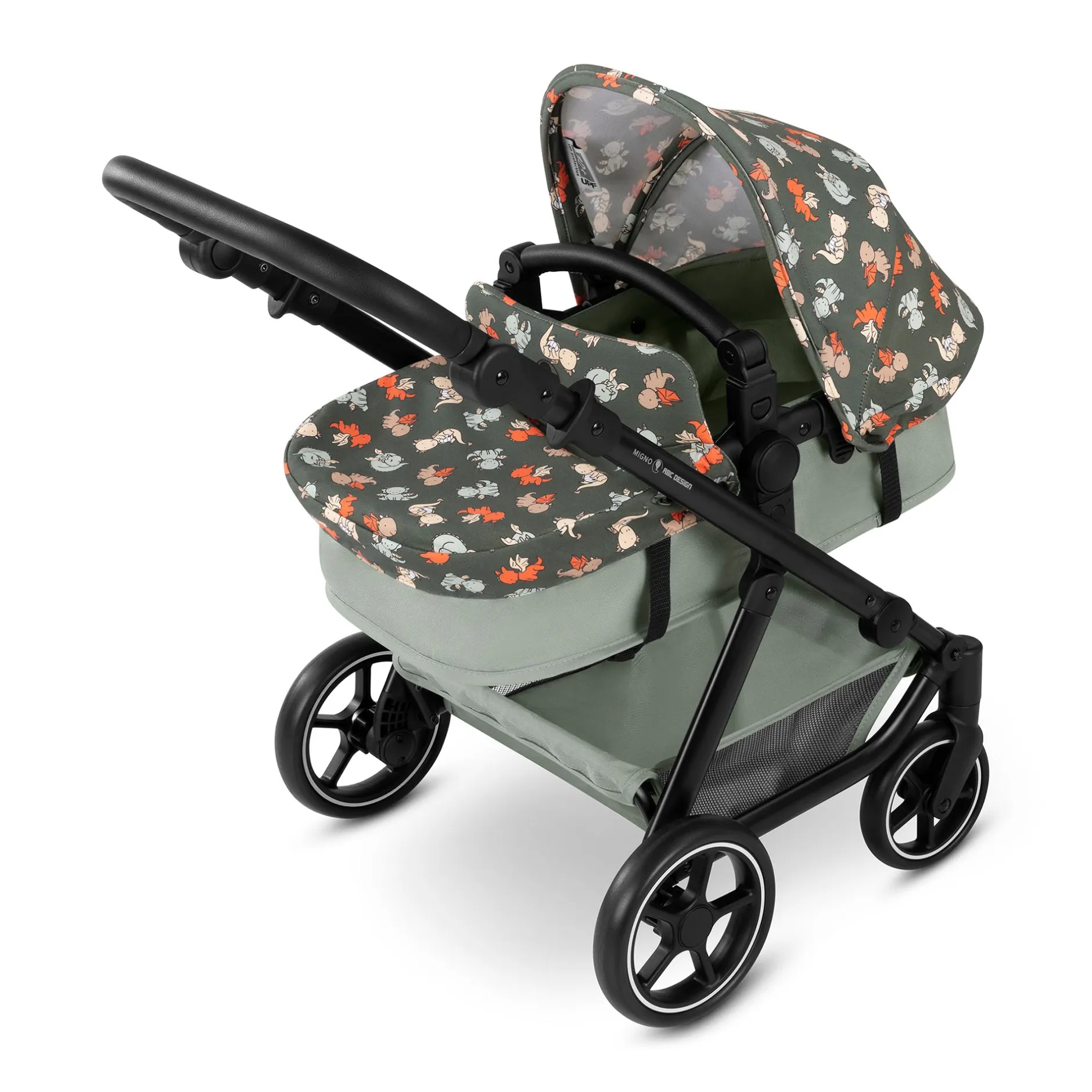 ABC DESIGN Puppenwagen Migno - Dragon*Kinder Puppen & Puppenwagen