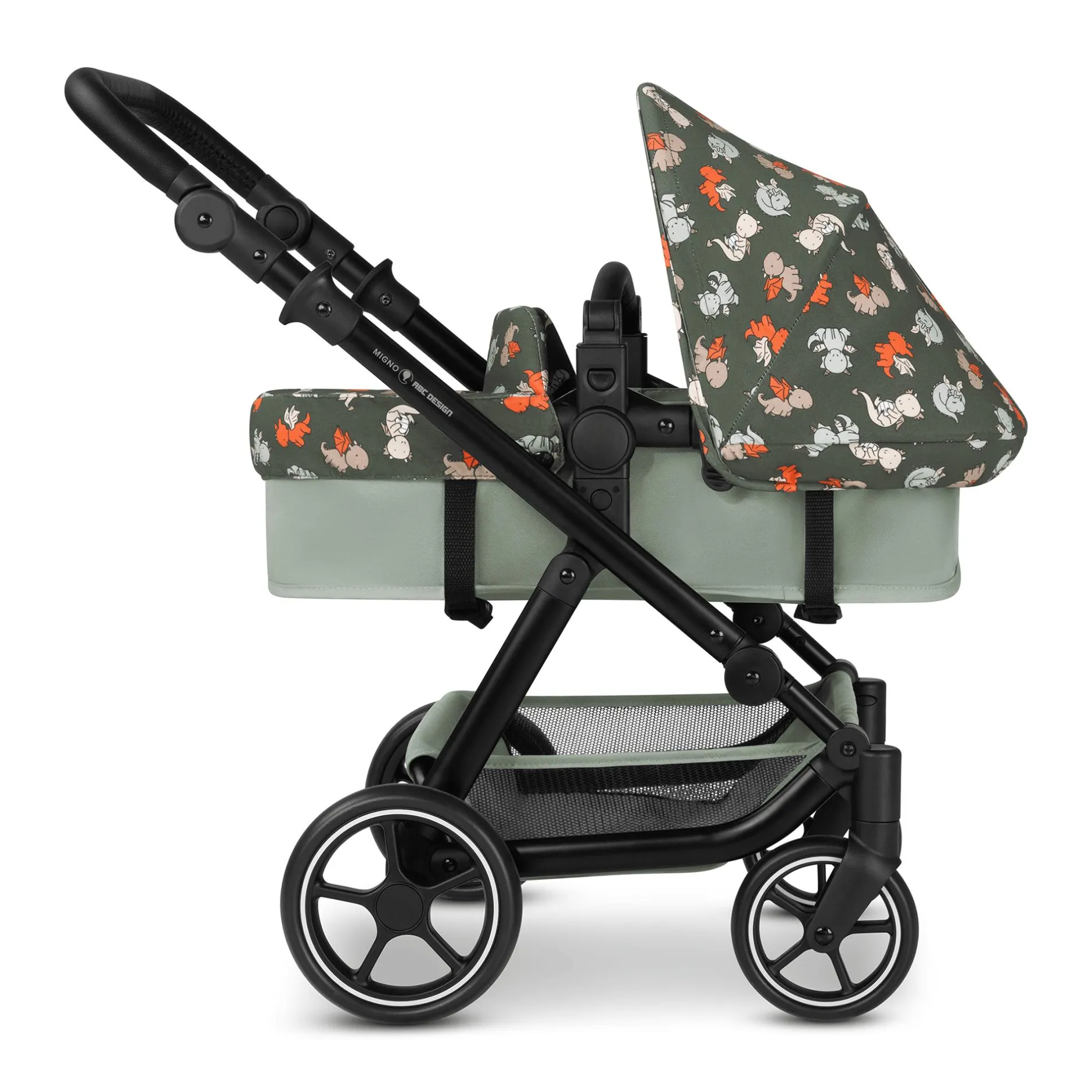 ABC DESIGN Puppenwagen Migno - Dragon*Kinder Puppen & Puppenwagen