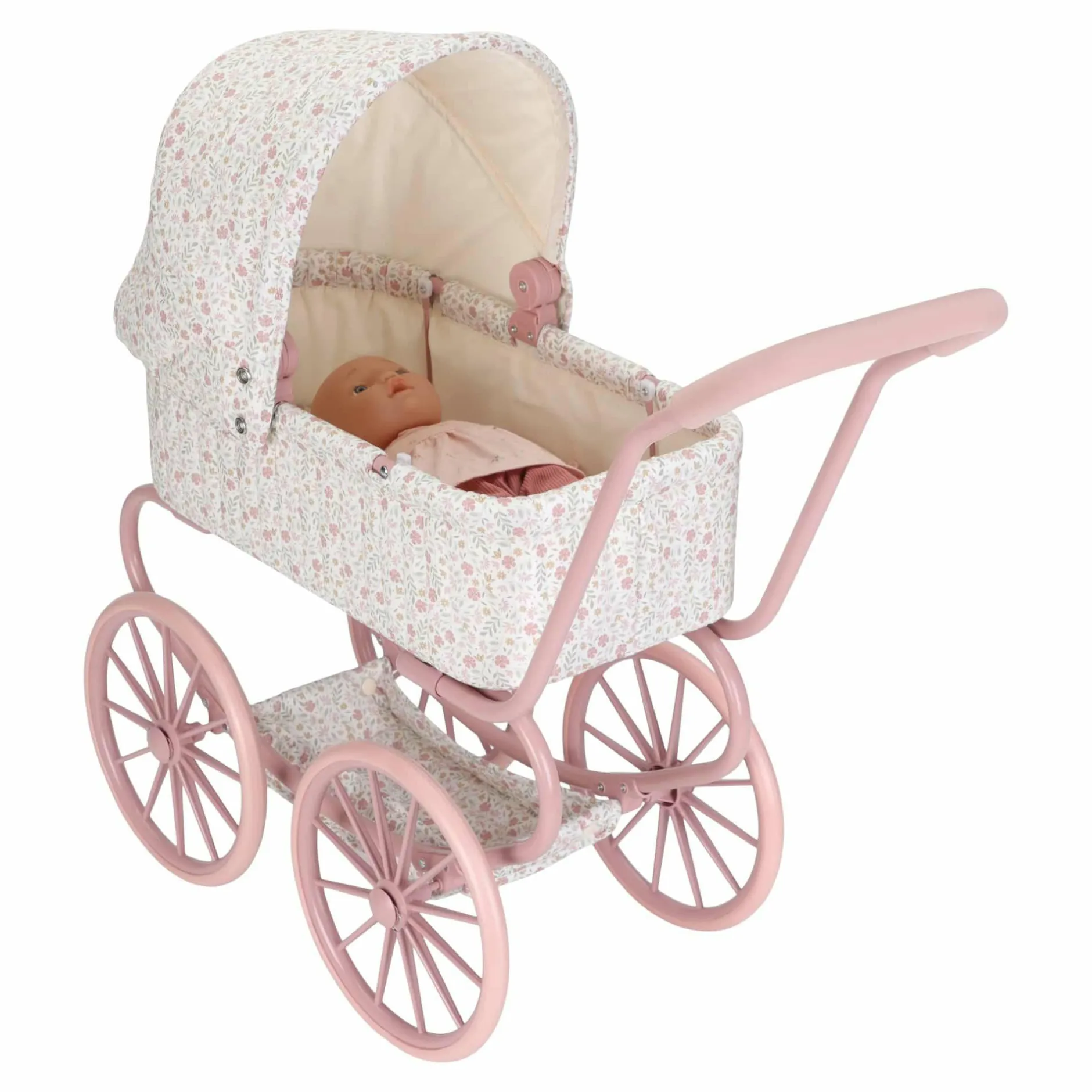 LITTLE DUTCH Puppenwagen Soft Flowers*Kinder Puppen & Puppenwagen|Spielzeug Ab 3 Jahren