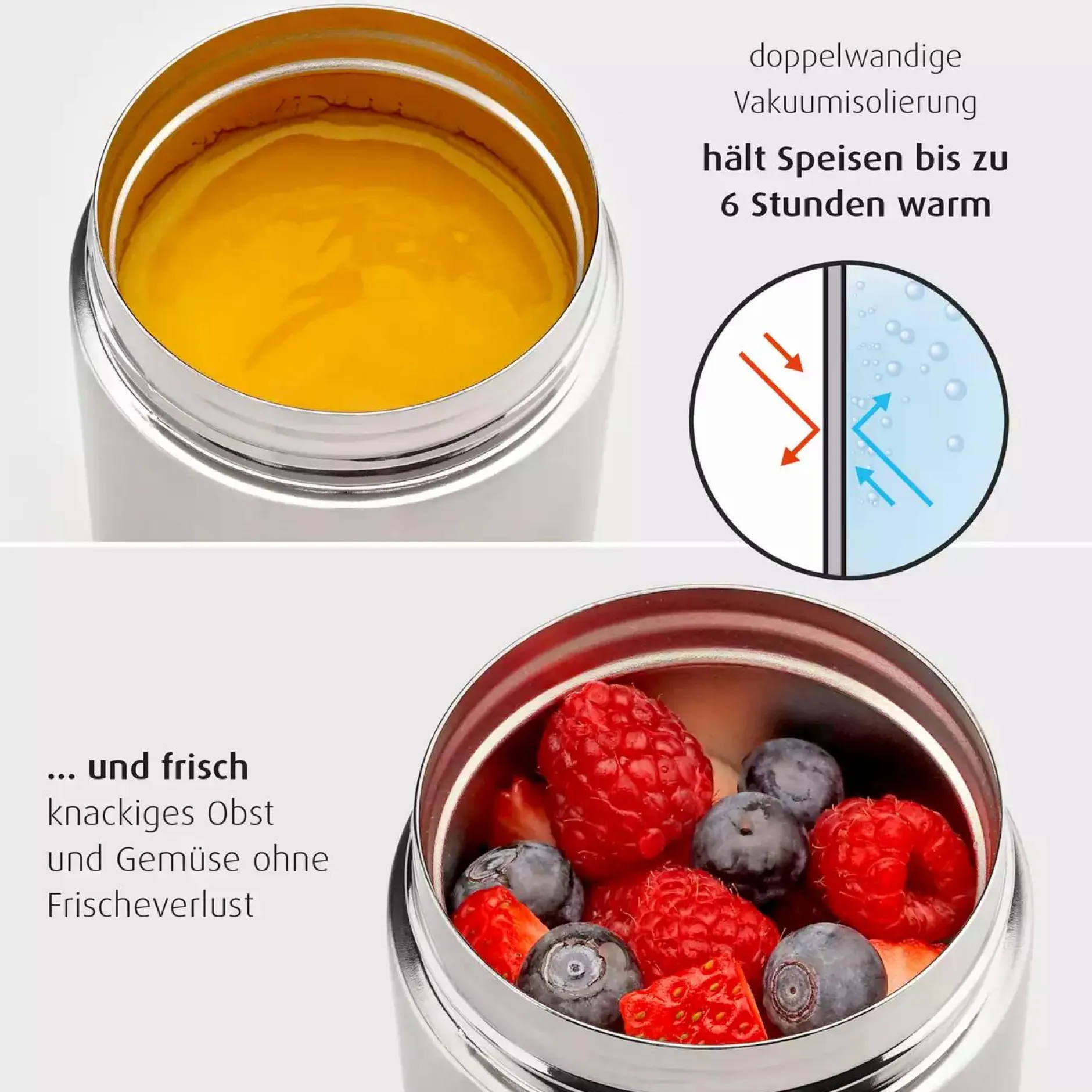 reer Pure Edelstahl-Warmhaltebox 300ml* Nahrungsbehälter