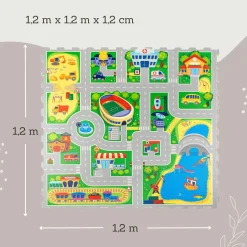 Hakuna matte Puzzlematte City*Kinder Konstruktionsspielzeug
