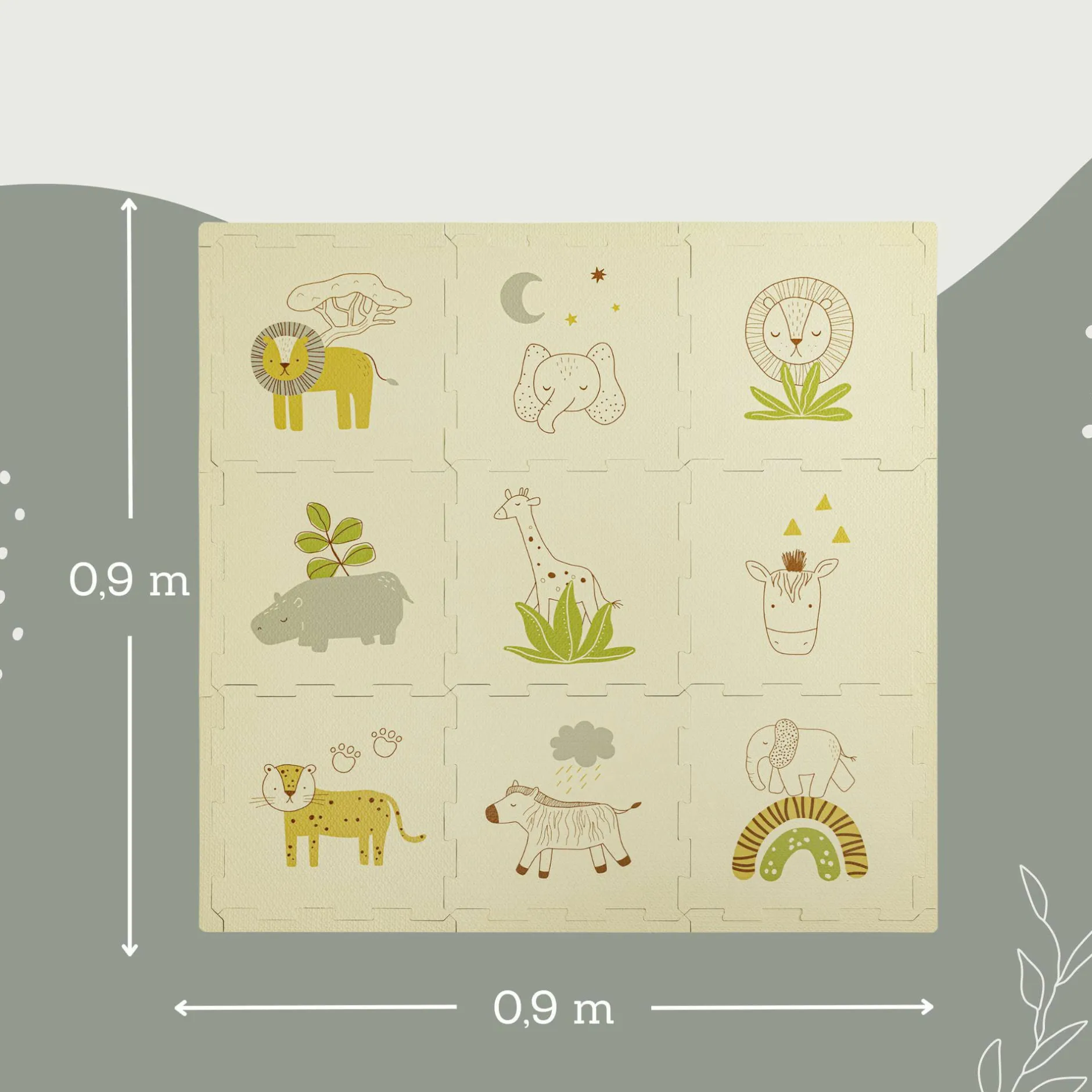 Hakuna matte Puzzlematte Safari*Kinder Konstruktionsspielzeug