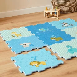 bieco Puzzlematte Tiere und Zahlen*Kinder Konstruktionsspielzeug