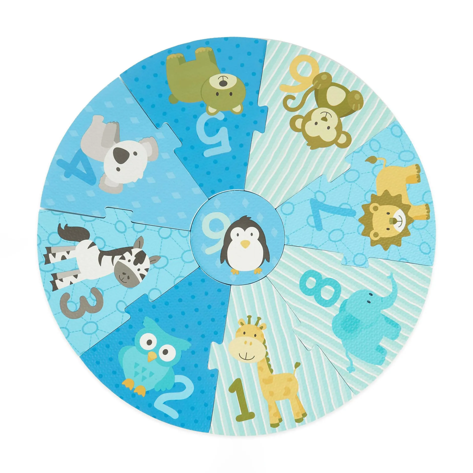 bieco Puzzlematte Tiere und Zahlen*Kinder Konstruktionsspielzeug