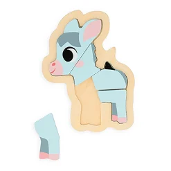 Janod Puzzle-Set Bauernhof*Kinder Lernspielzeug|Holzspielzeug