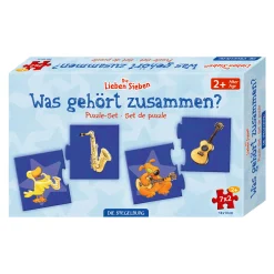 COPPENRATH Puzzle-Set Die Lieben Sieben: Was gehört zusammen*Kinder Lernspielzeug