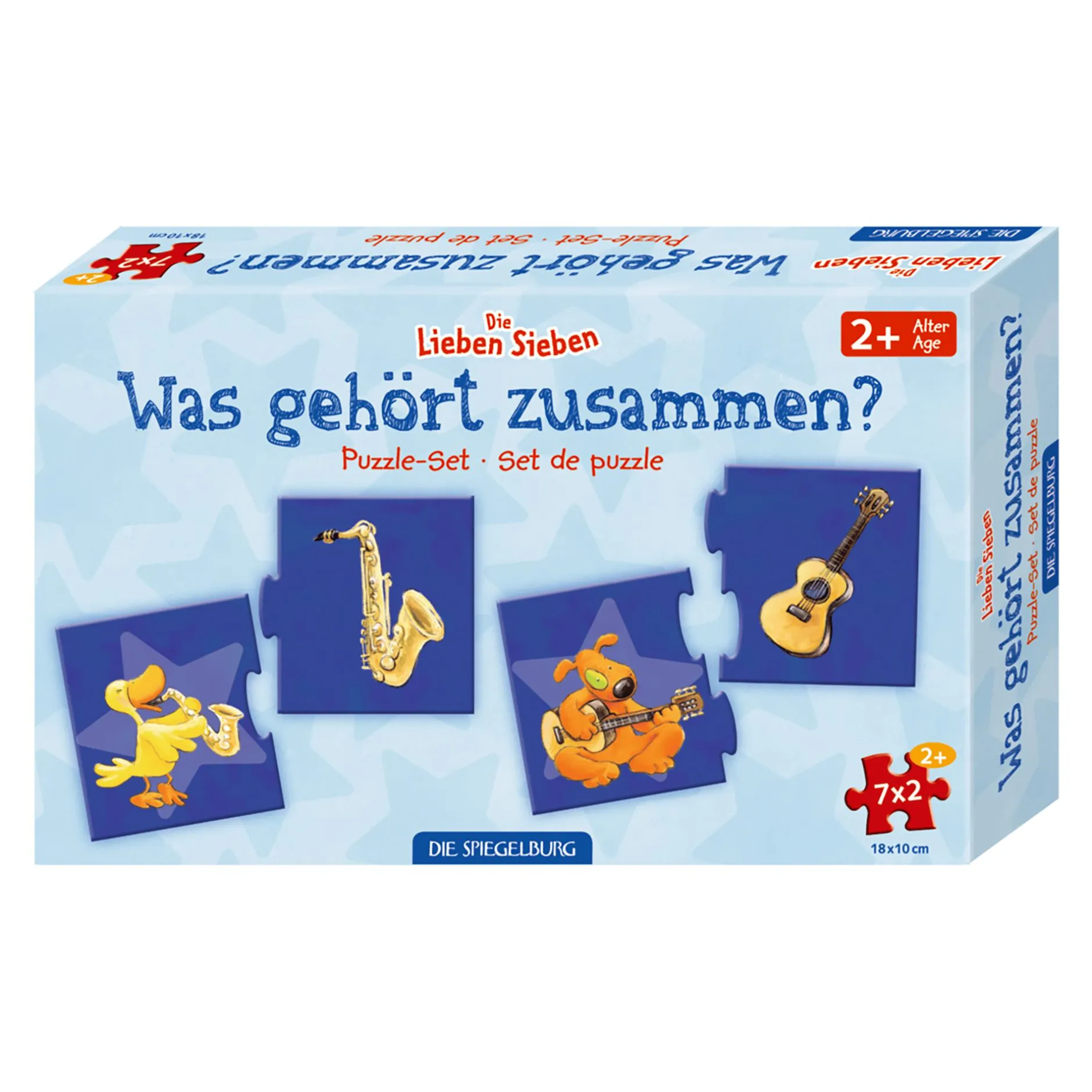 COPPENRATH Puzzle-Set Die Lieben Sieben: Was gehört zusammen*Kinder Lernspielzeug