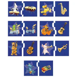 COPPENRATH Puzzle-Set Die Lieben Sieben: Was gehört zusammen*Kinder Lernspielzeug