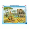 Ravensburger Rahmenpuzzle Afrikas Tierwelt*Kinder Lernspielzeug|Spielzeug Ab 4 Jahren