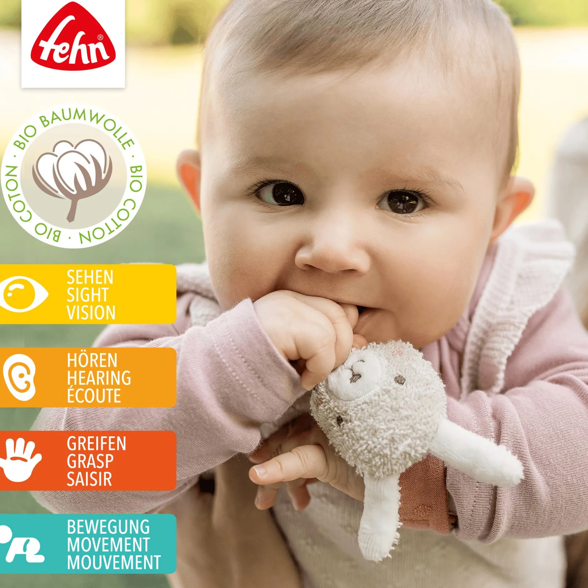 fehn Rasselarmband Hase* Rasseln & Greiflinge