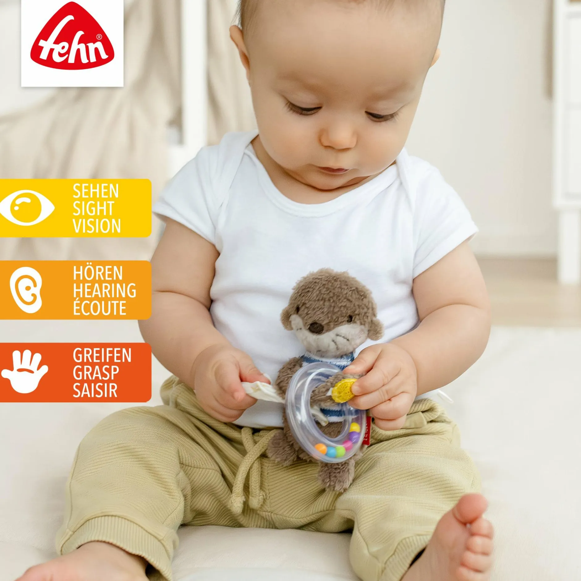 fehn Rasselring Otter Theo* Rasseln & Greiflinge