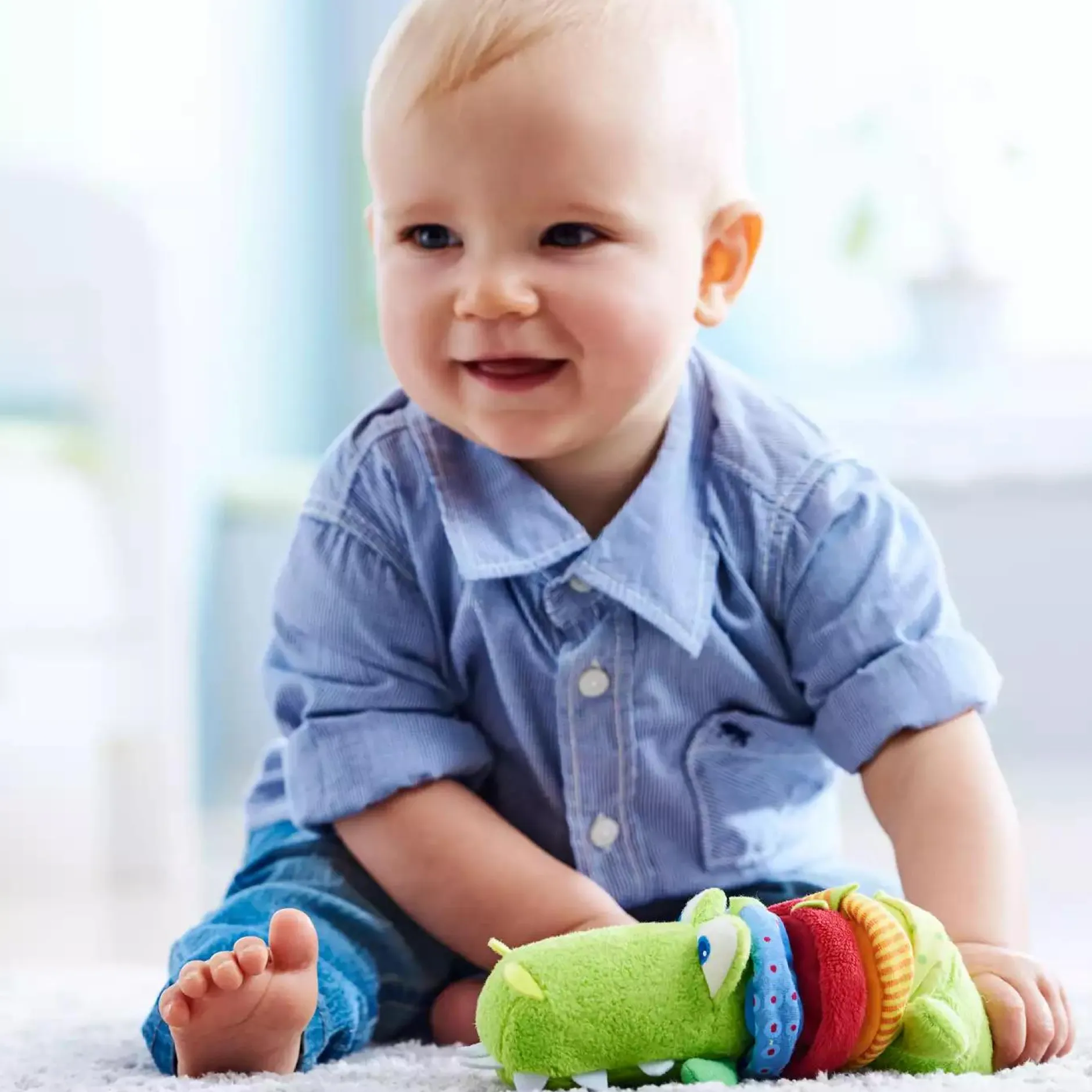 HABA Ratterfigur Kroko* Kuscheltiere