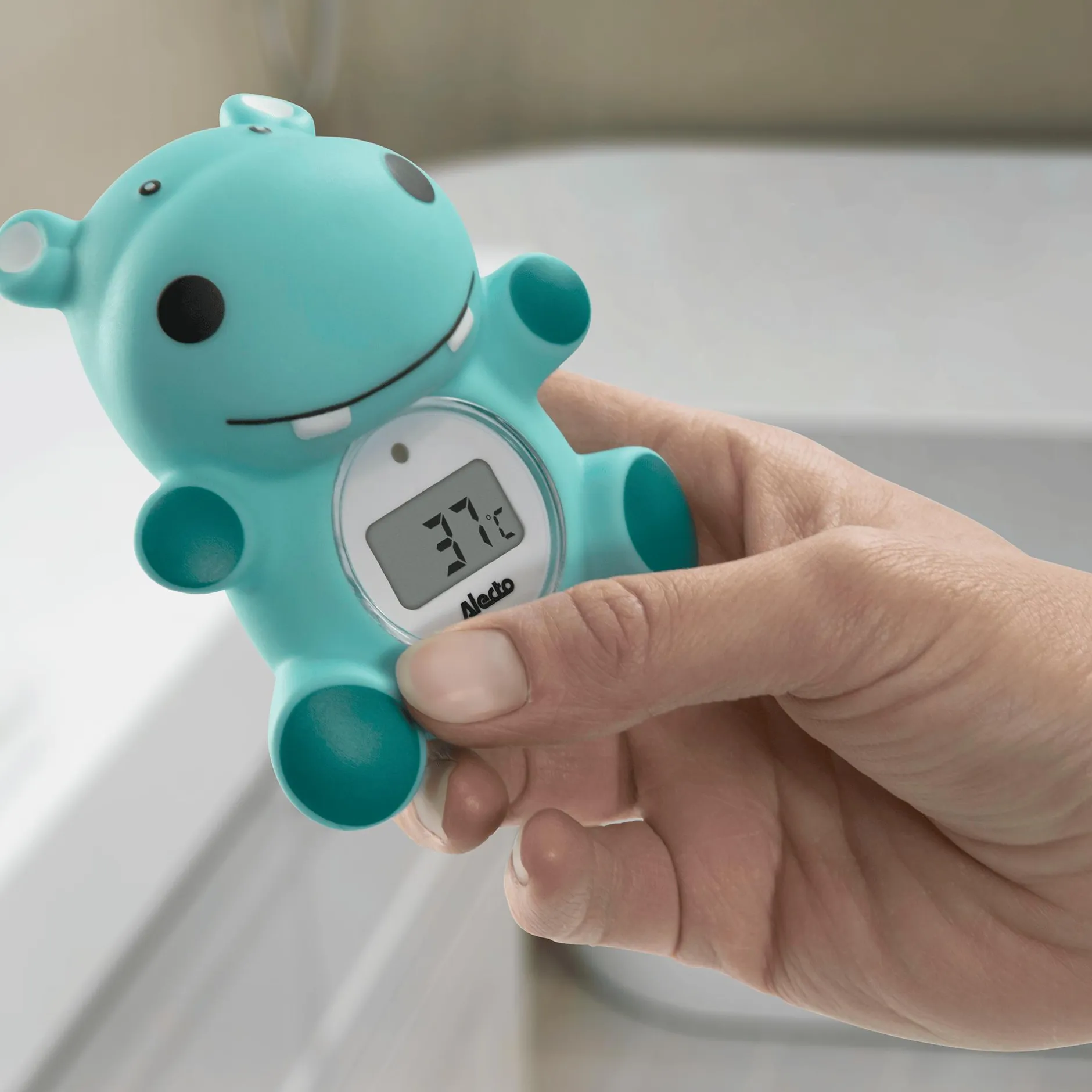 Alecto baby Raum- und Badethermometer Hippo BC-11* Badethermometer