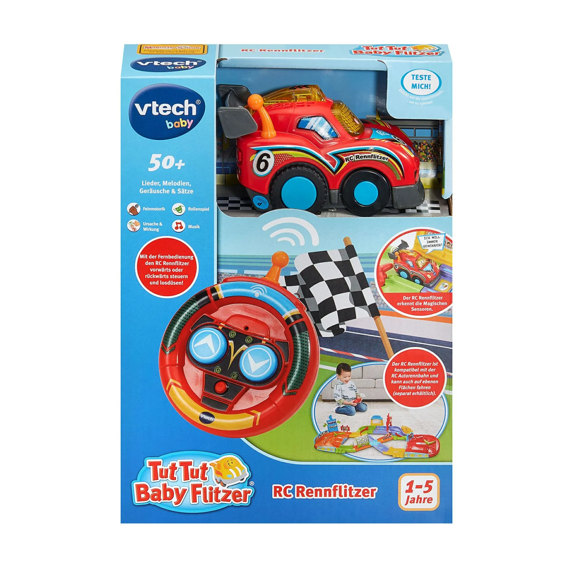 vtech RC Rennflitzer Tut Tut*Kinder Lernspielzeug