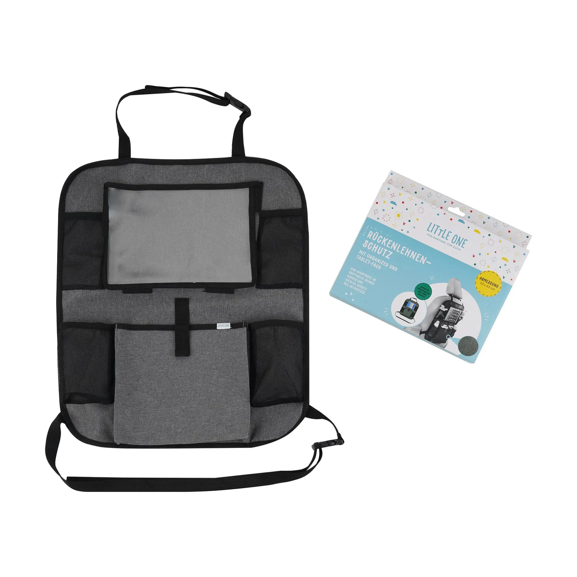 LITTLE ONE Rückenlehnenschutz mit Organizer*Kinder Kindersitz Zubehör