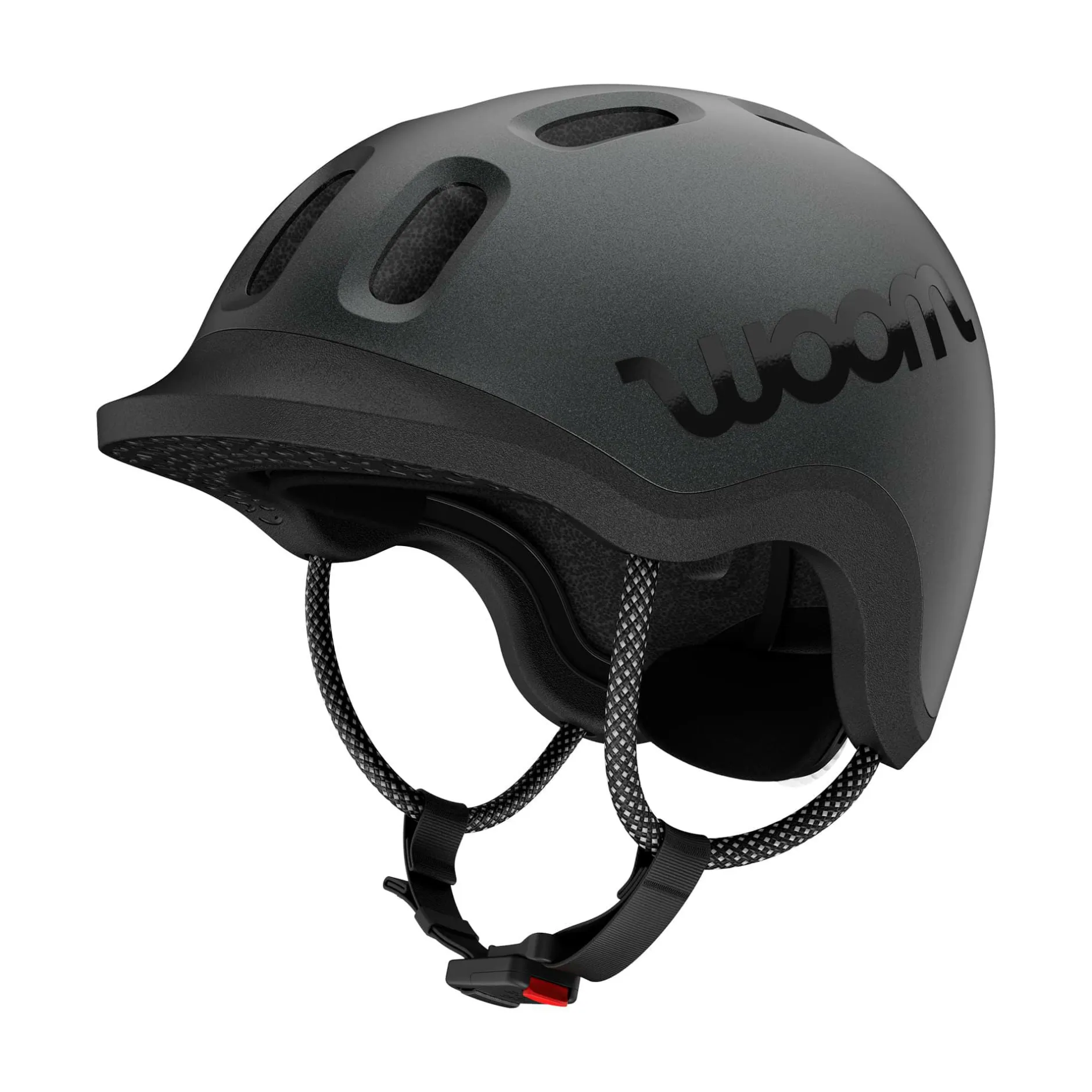 Woom Ready Kinderhelm XS Charcoal Metallic* Fahrradhelme