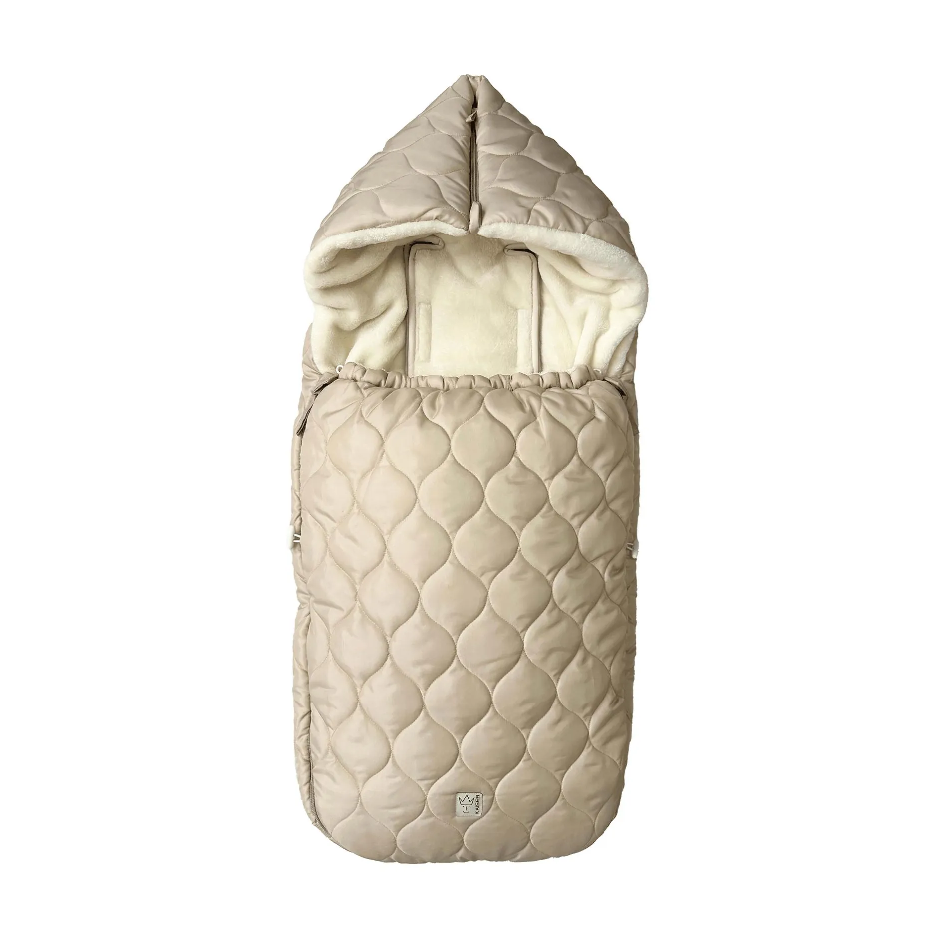 KAISER Recy XL Fleece Fußsack Sand/Cream*Kinder Kinderwagen Zubehör