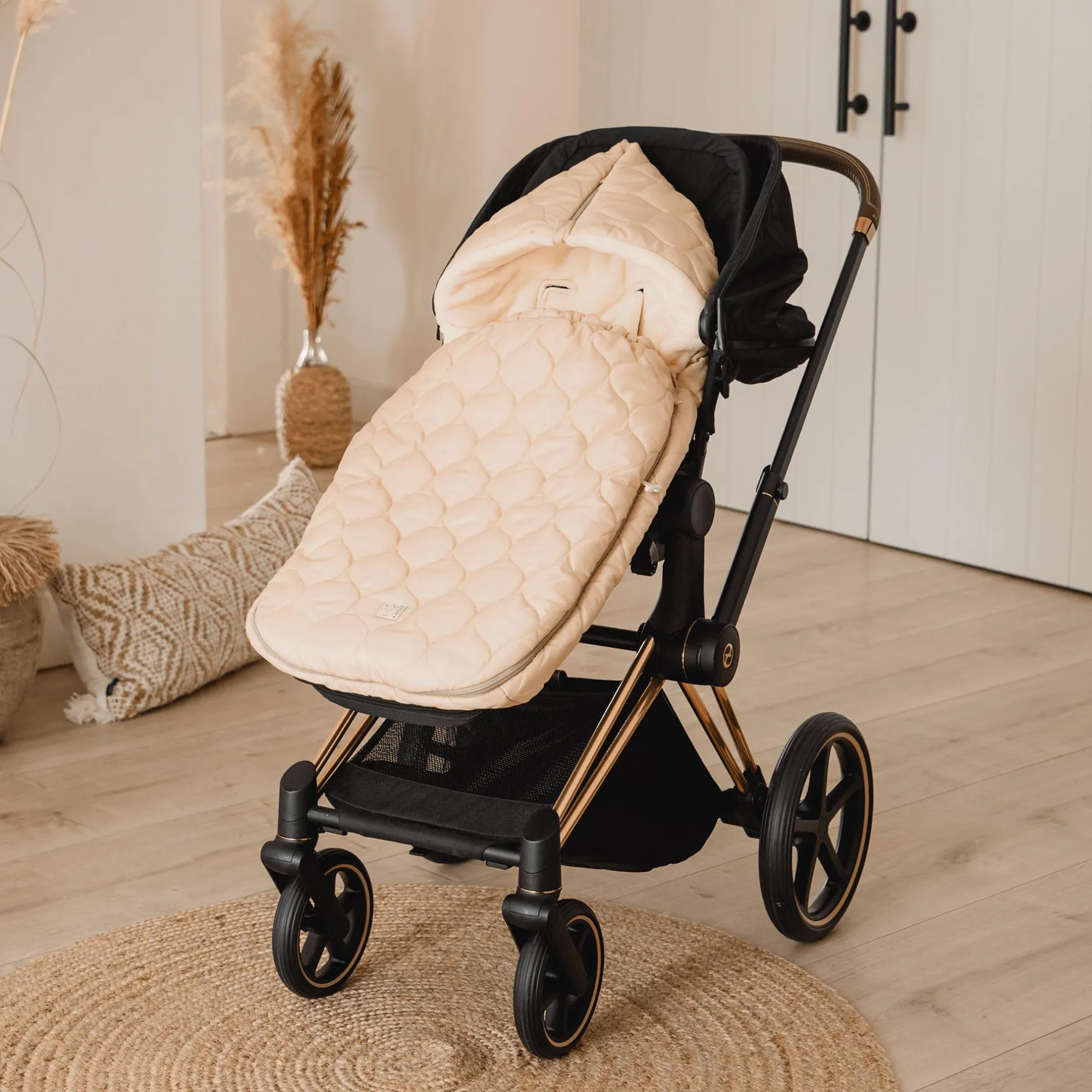 KAISER Recy XL Fleece Fußsack Sand/Cream*Kinder Kinderwagen Zubehör