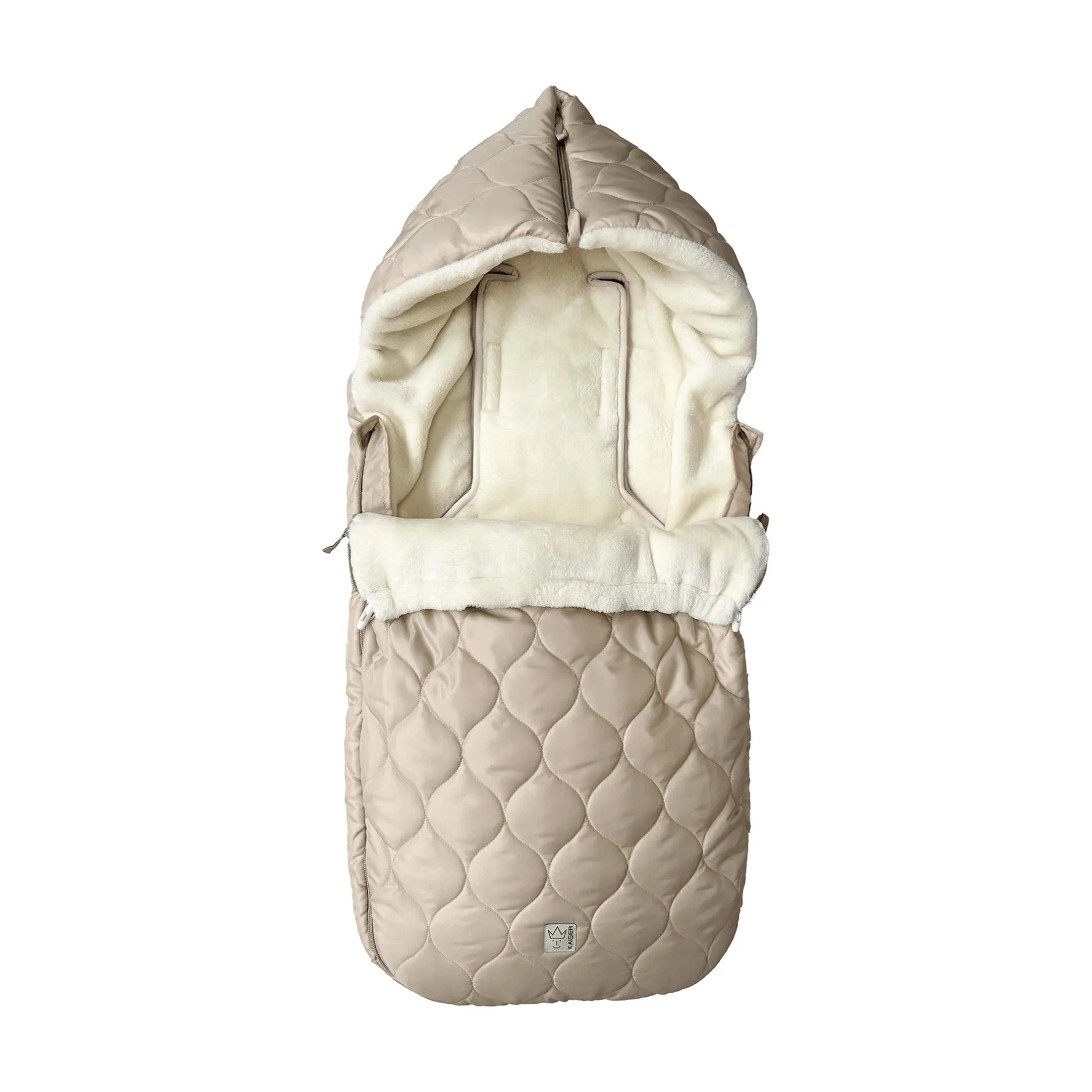 KAISER Recy XL Fleece Fußsack Sand/Cream*Kinder Kinderwagen Zubehör