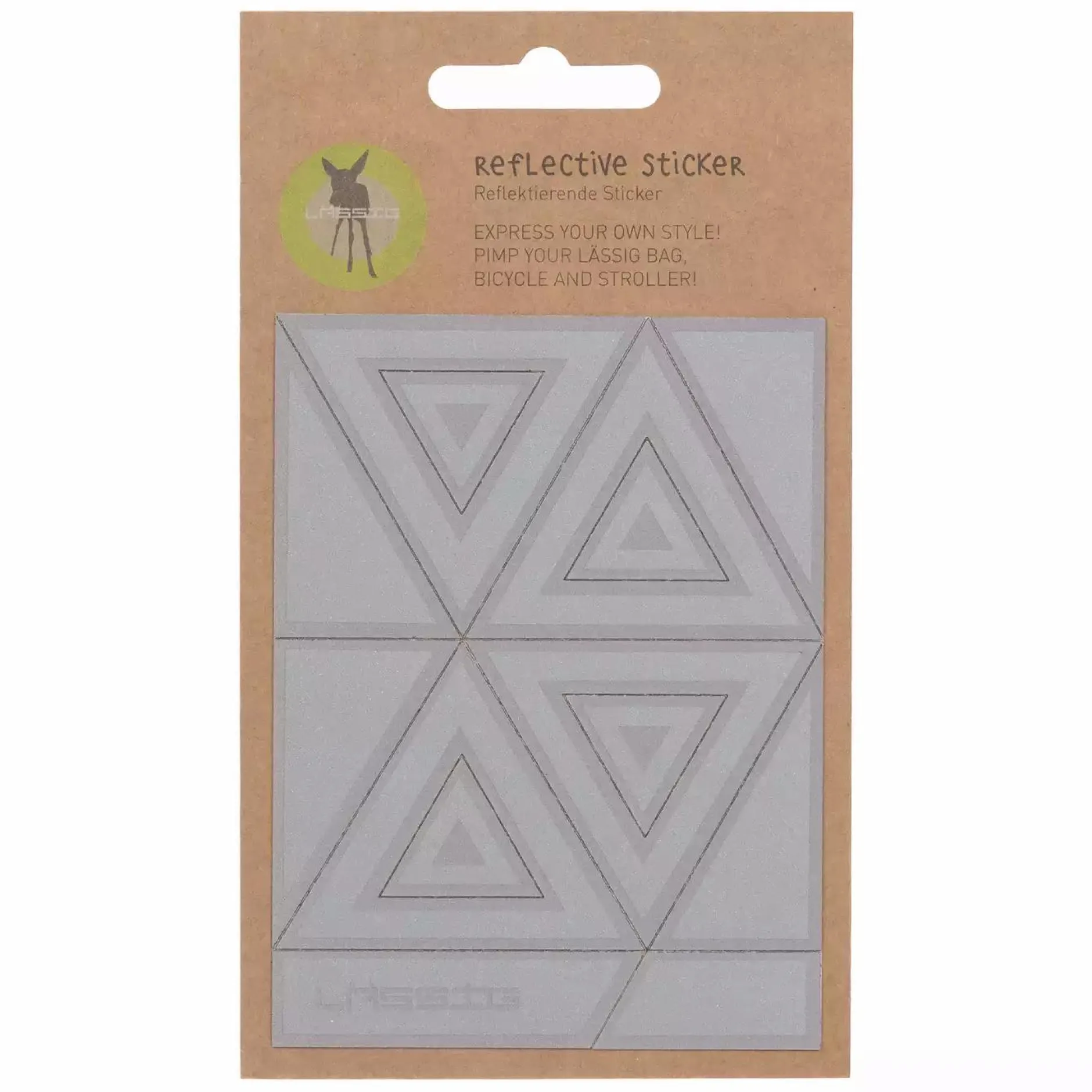 Lu00c4SSIG Reflektierende Aufkleber Triangle*Kinder Kinderwagen Zubehör