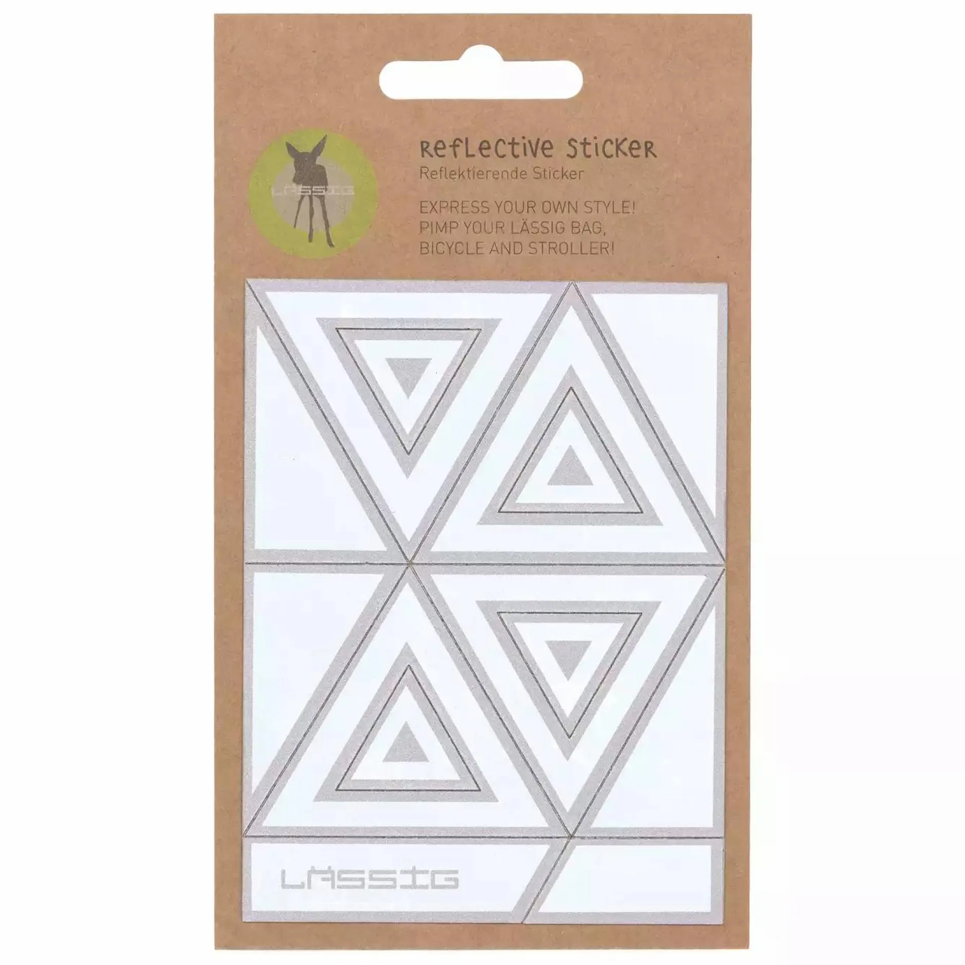 Lu00c4SSIG Reflektierende Aufkleber Triangle*Kinder Kinderwagen Zubehör