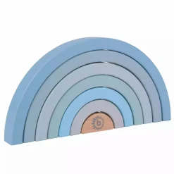 bieco Regenbogen Blau*Kinder Lernspielzeug|Holzspielzeug