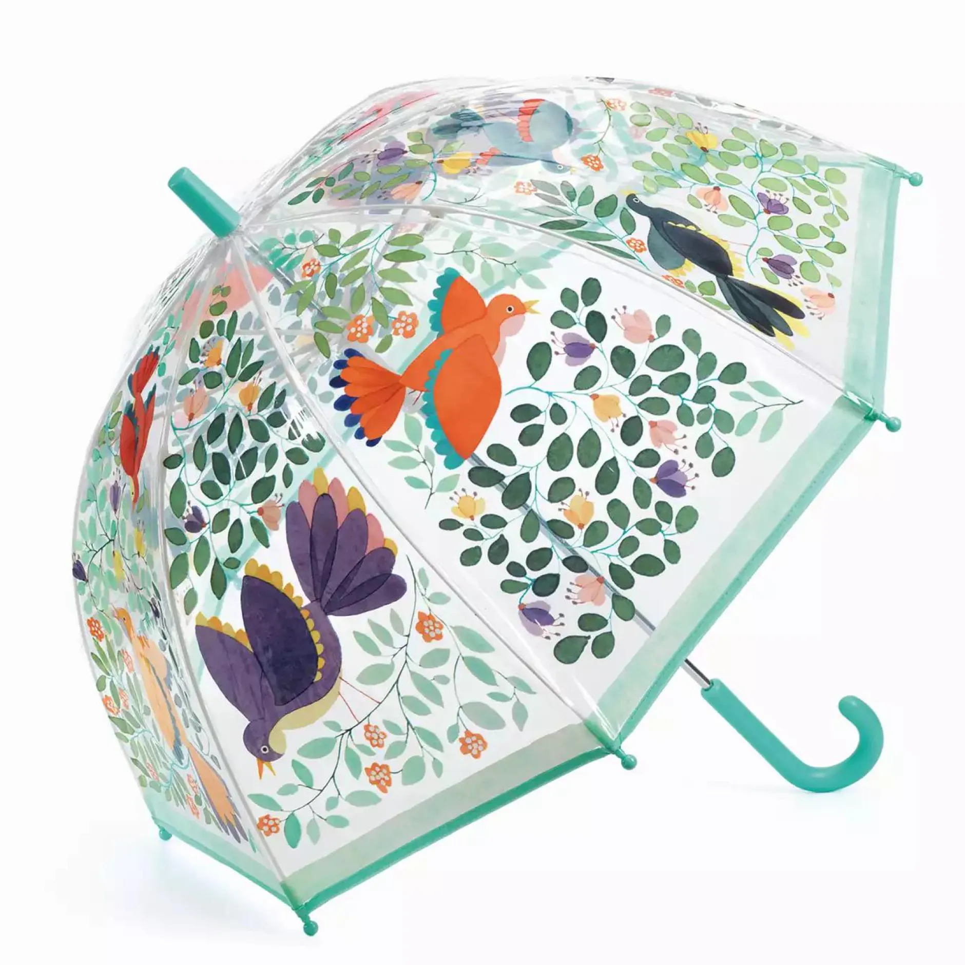 DJECO Regenschirm Blumen & Vögel* Regenbekleidung